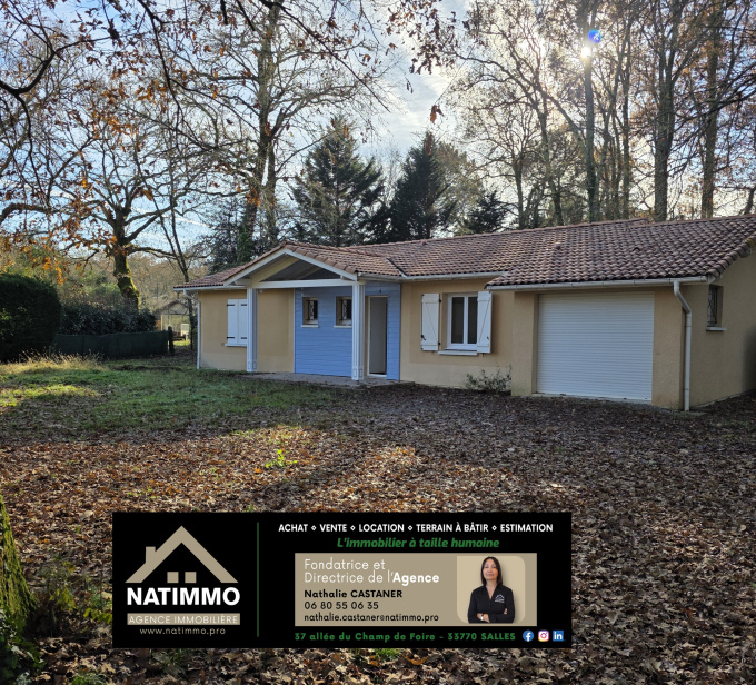 Offres de location Maison Salles (33770)